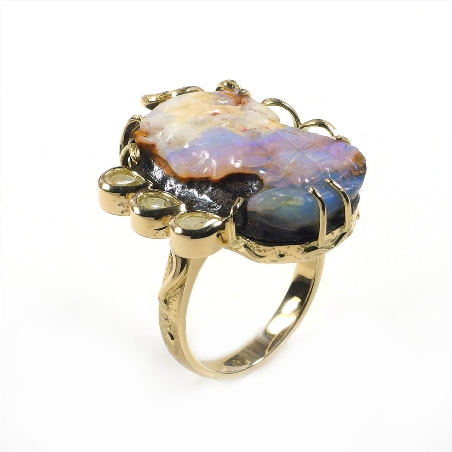 OpalCameo Ring