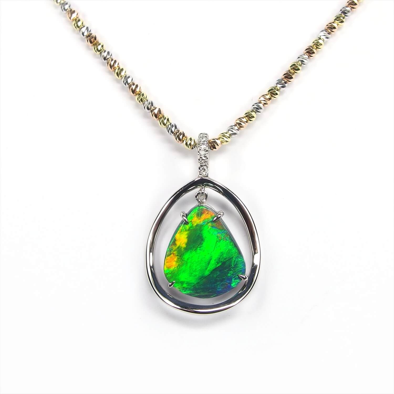 Black Opal Pendant