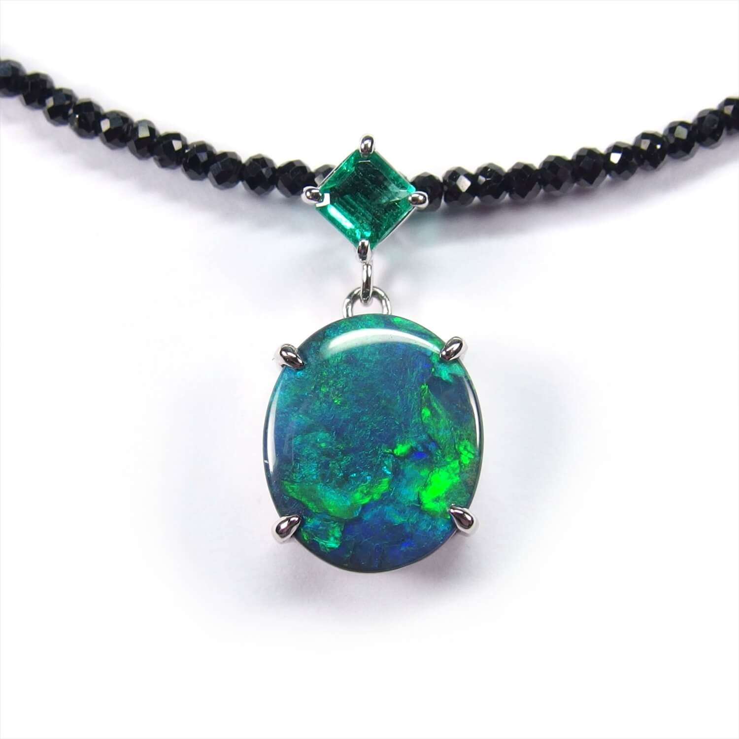 Black Opal Pendant