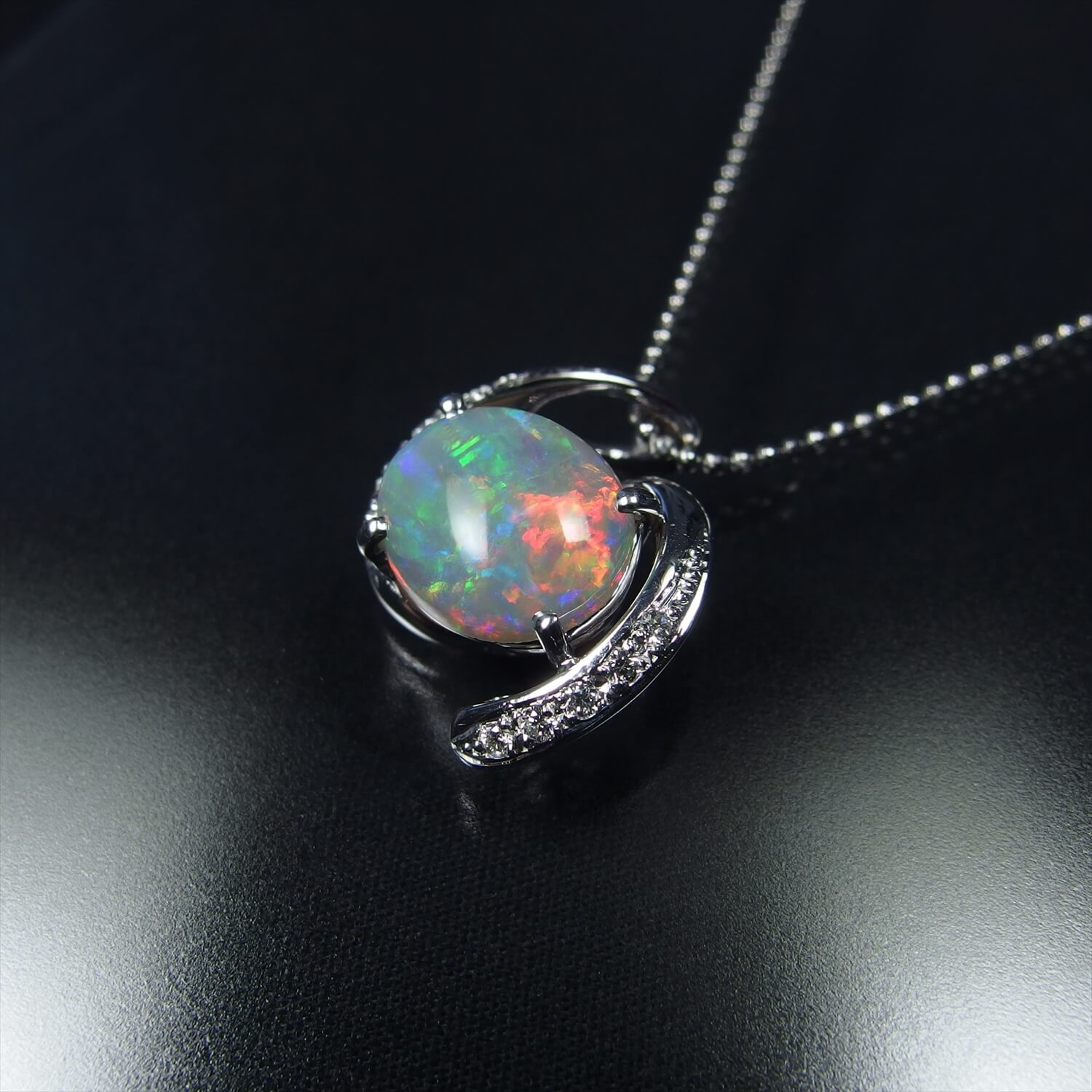 Black Opal Pendant