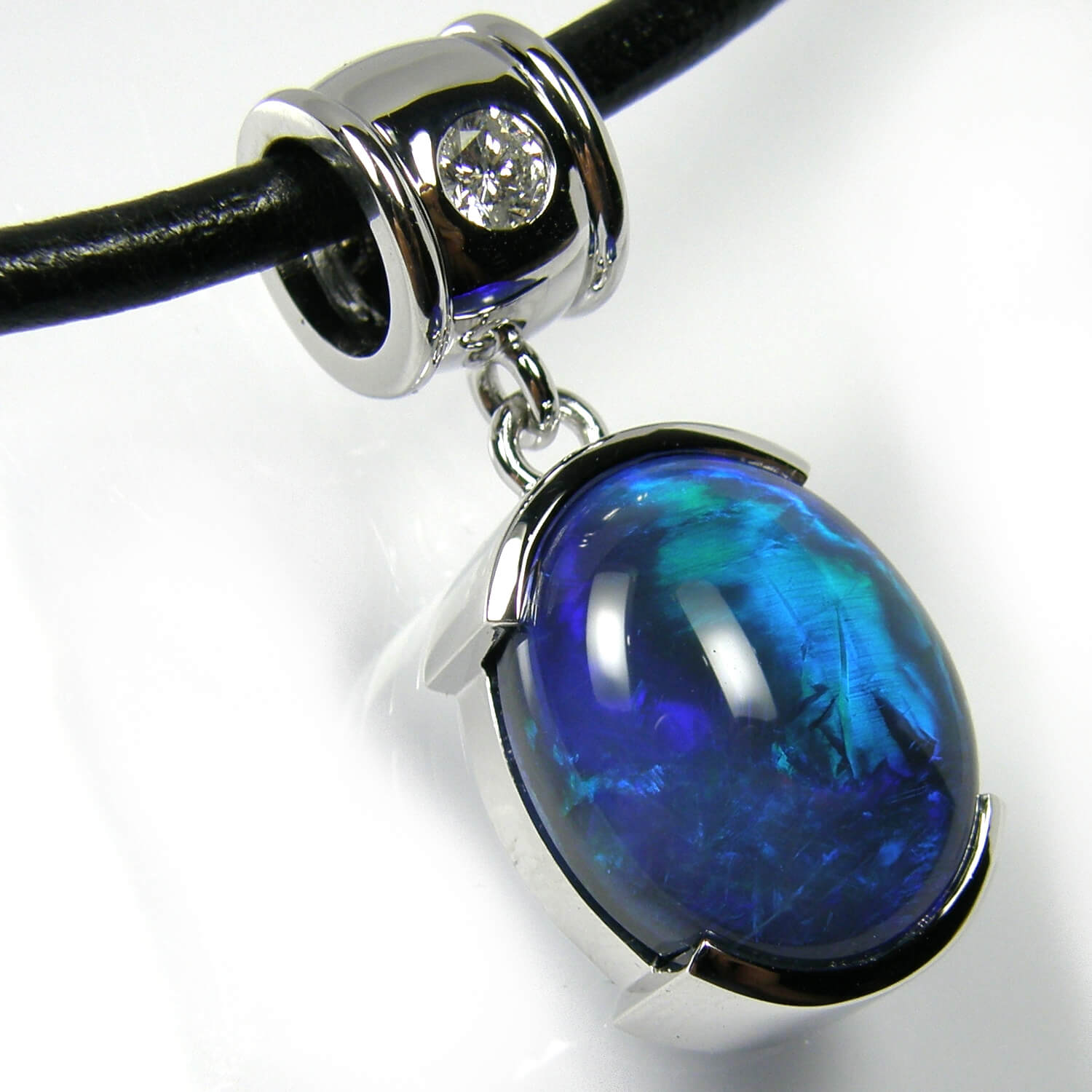 Black Opal Pendant