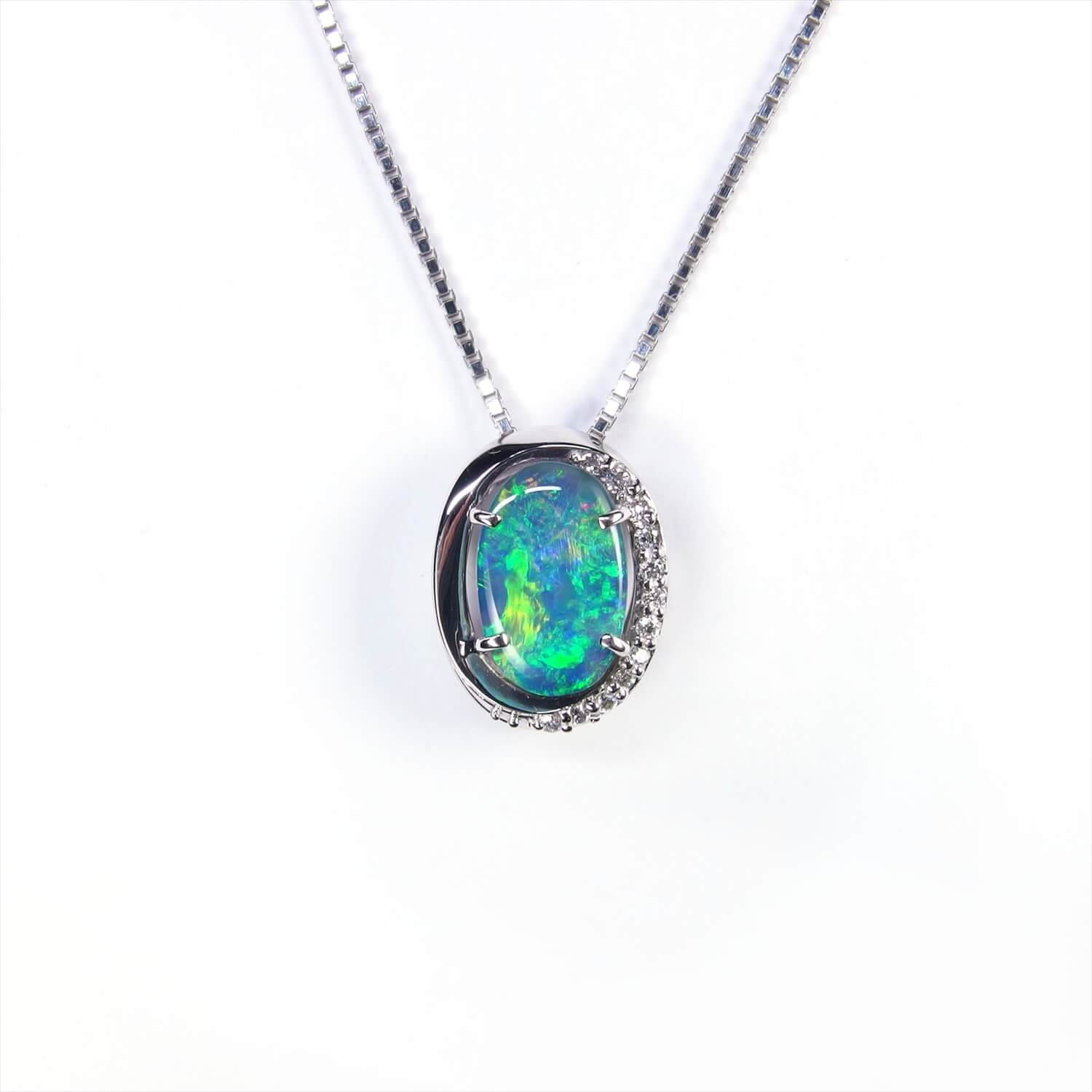 Black Opal Pendant