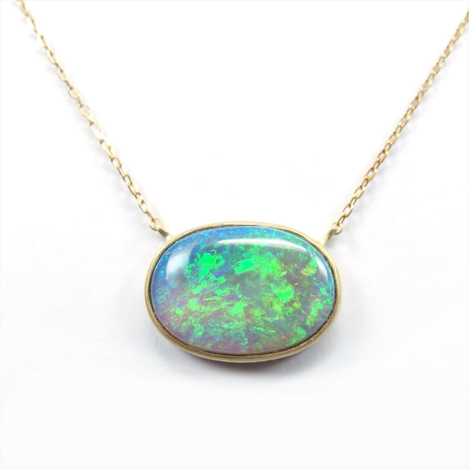 Black Opal Pendant