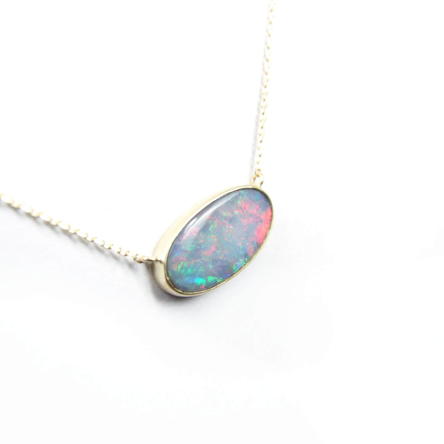 Black Opal Pendant