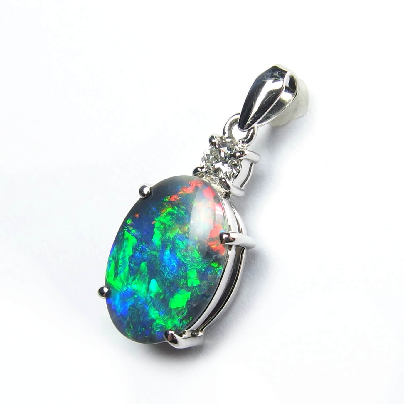 Black Opal Pendant