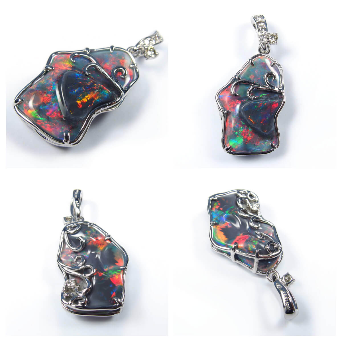 Black Opal Pendant