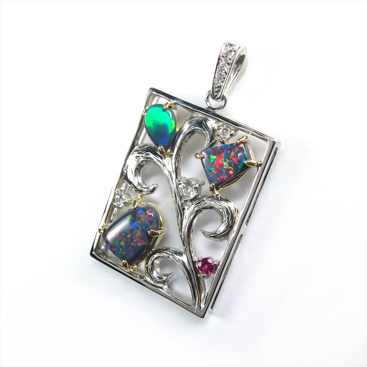 Black Opal Pendant