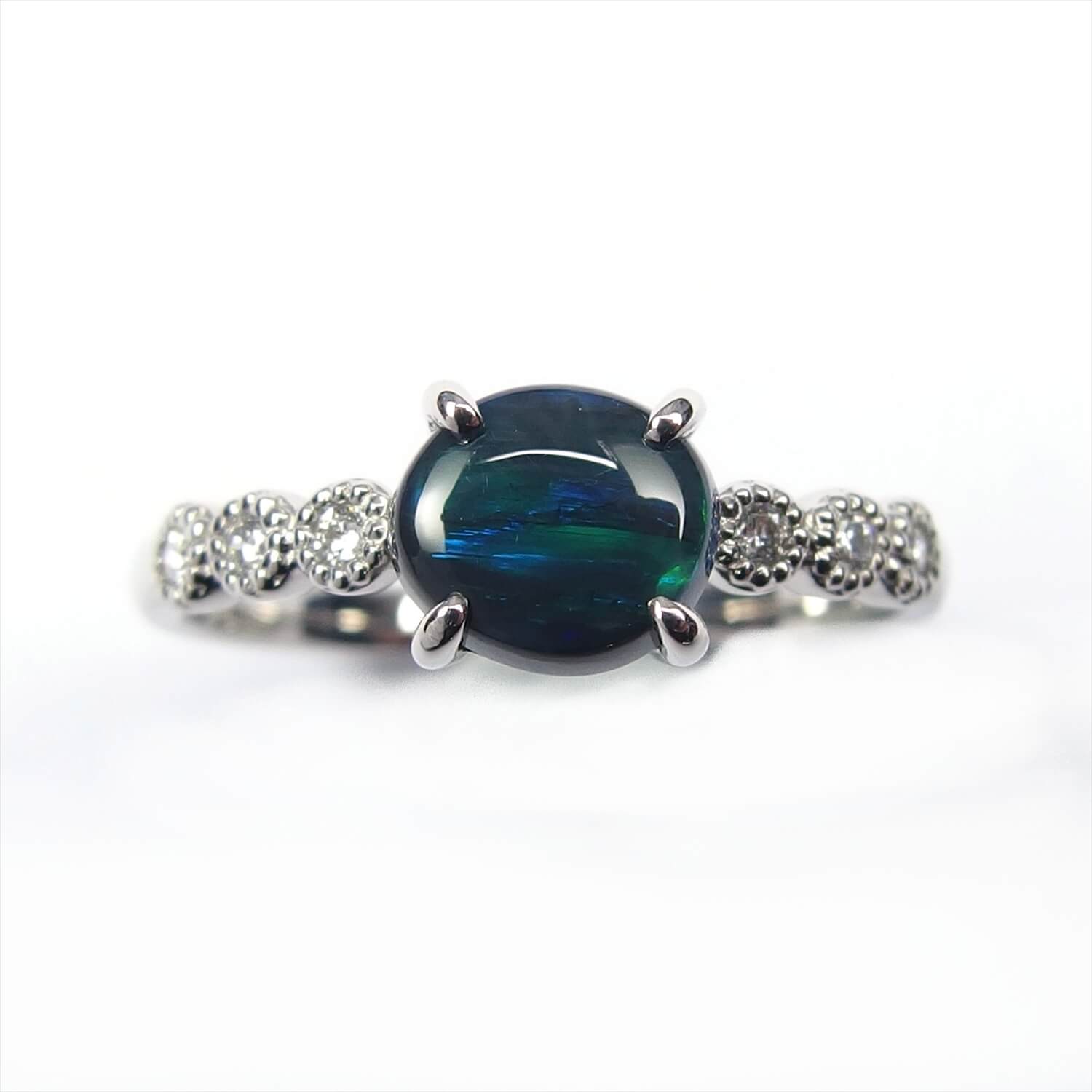 Black Opal Ring