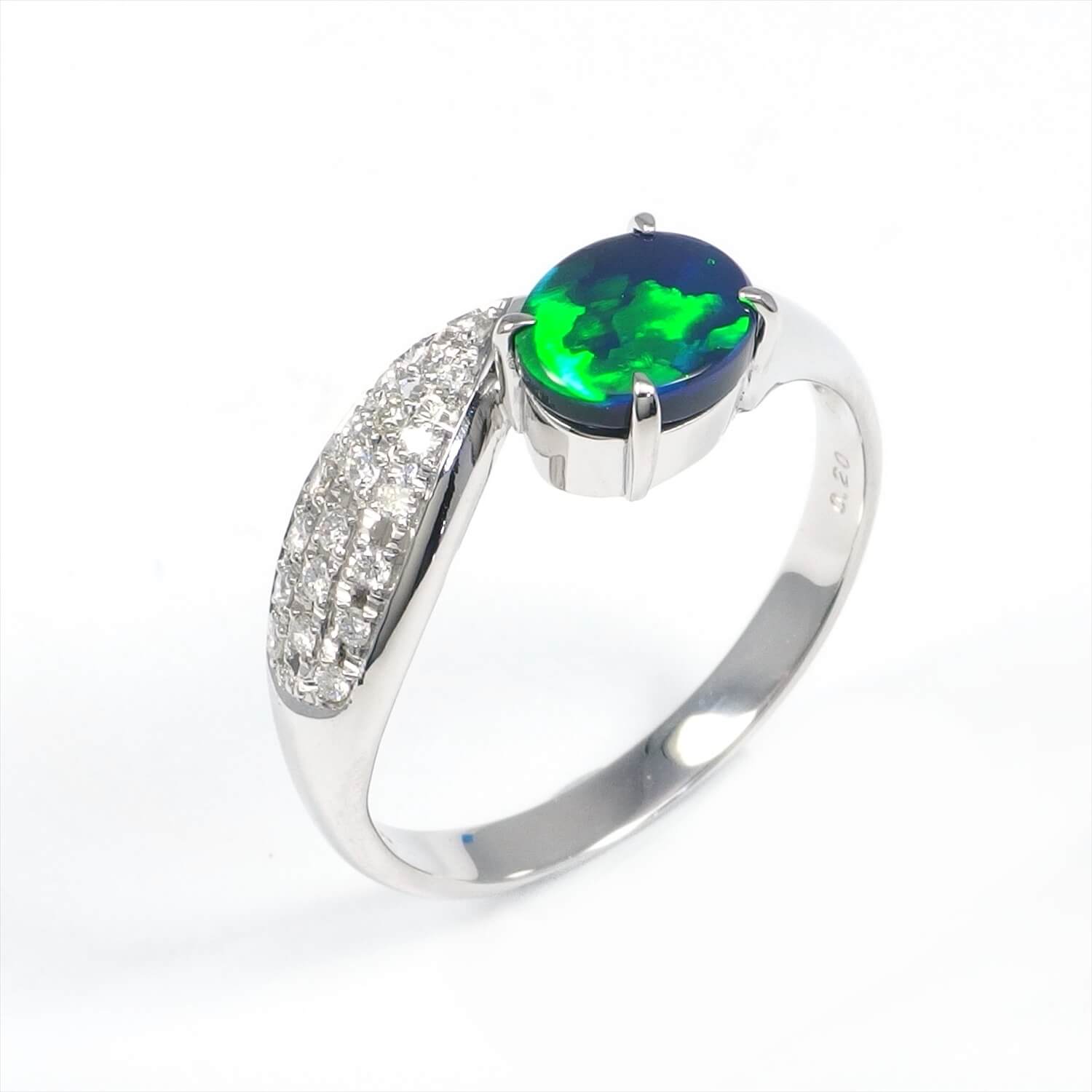 Black Opal Ring