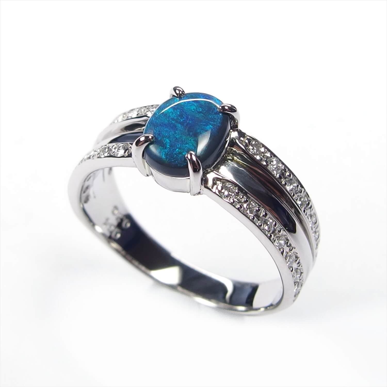 Black Opal Ring