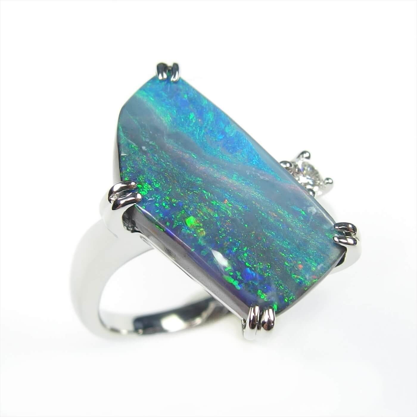 Boulder Opal Ring