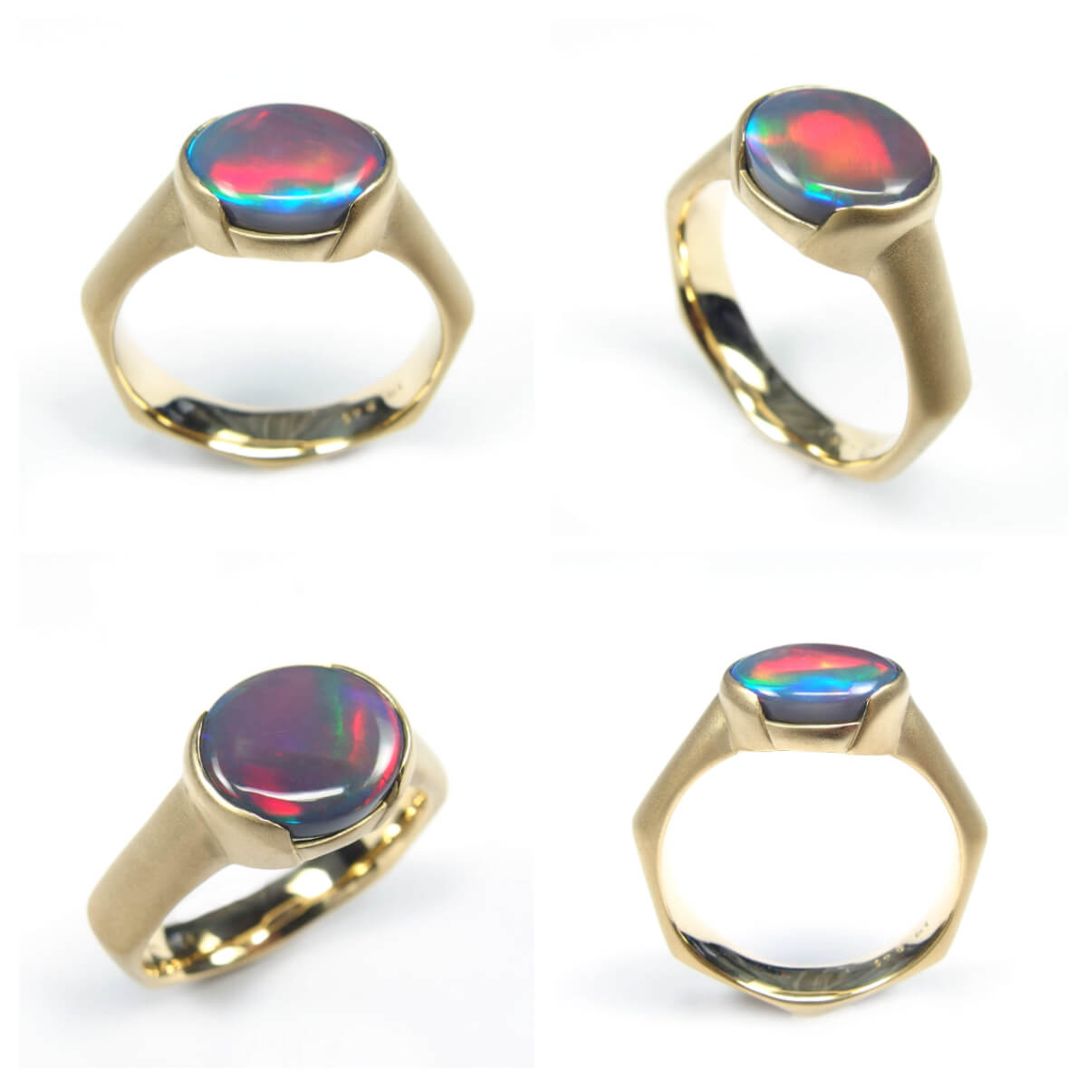 Black Opal Ring