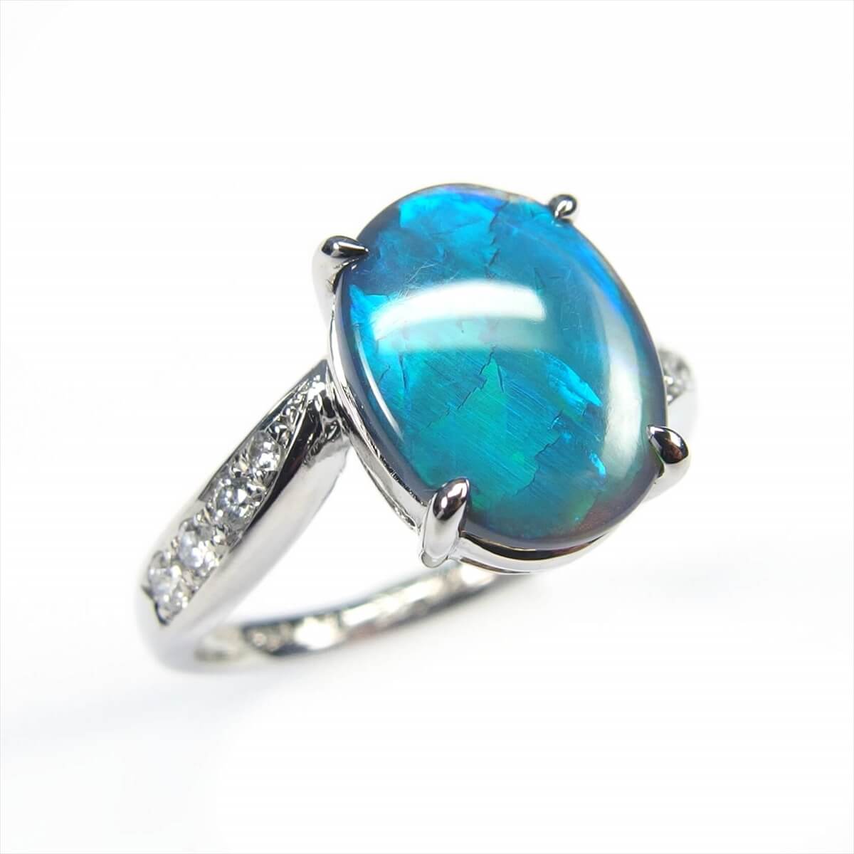 Black Opal Ring