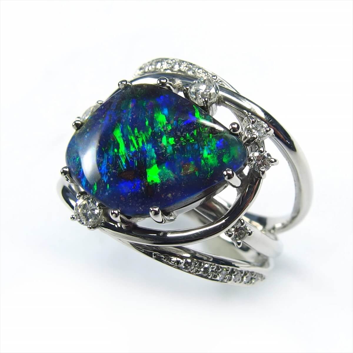 Black Opal Ring