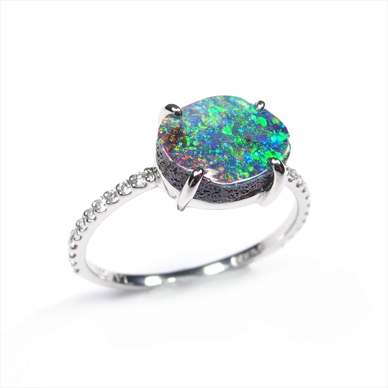 Boulder Opal Ring