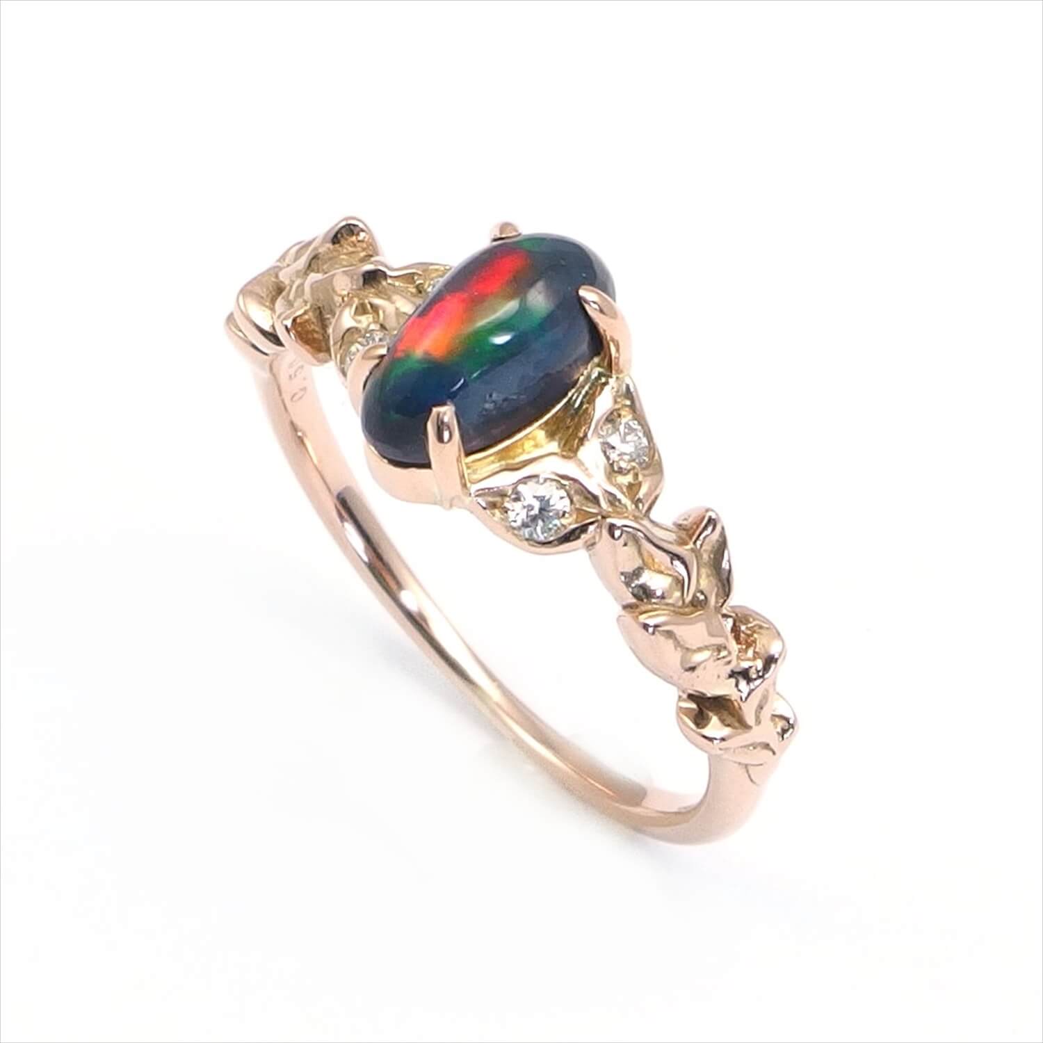 Black Opal Ring