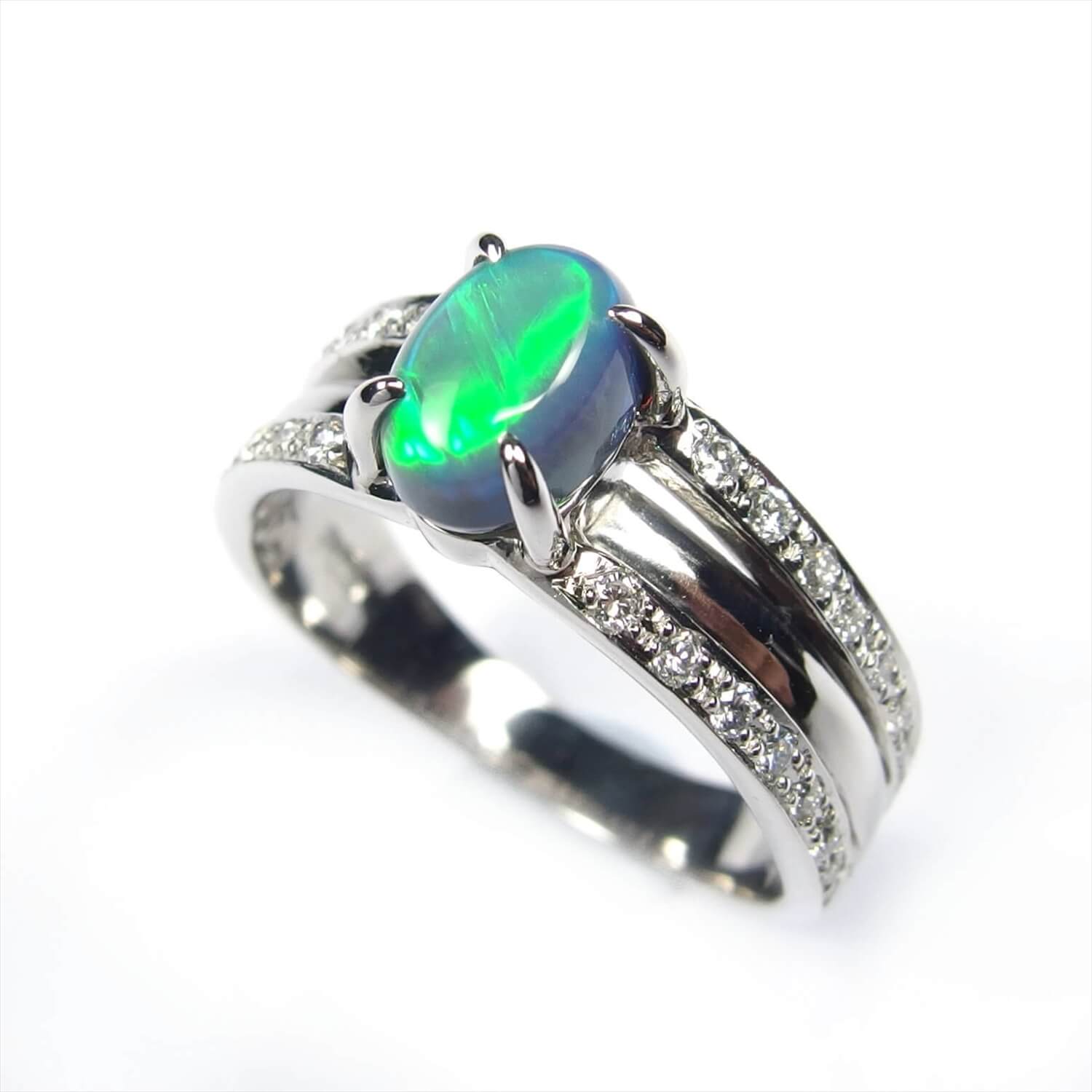 Black Opal Ring