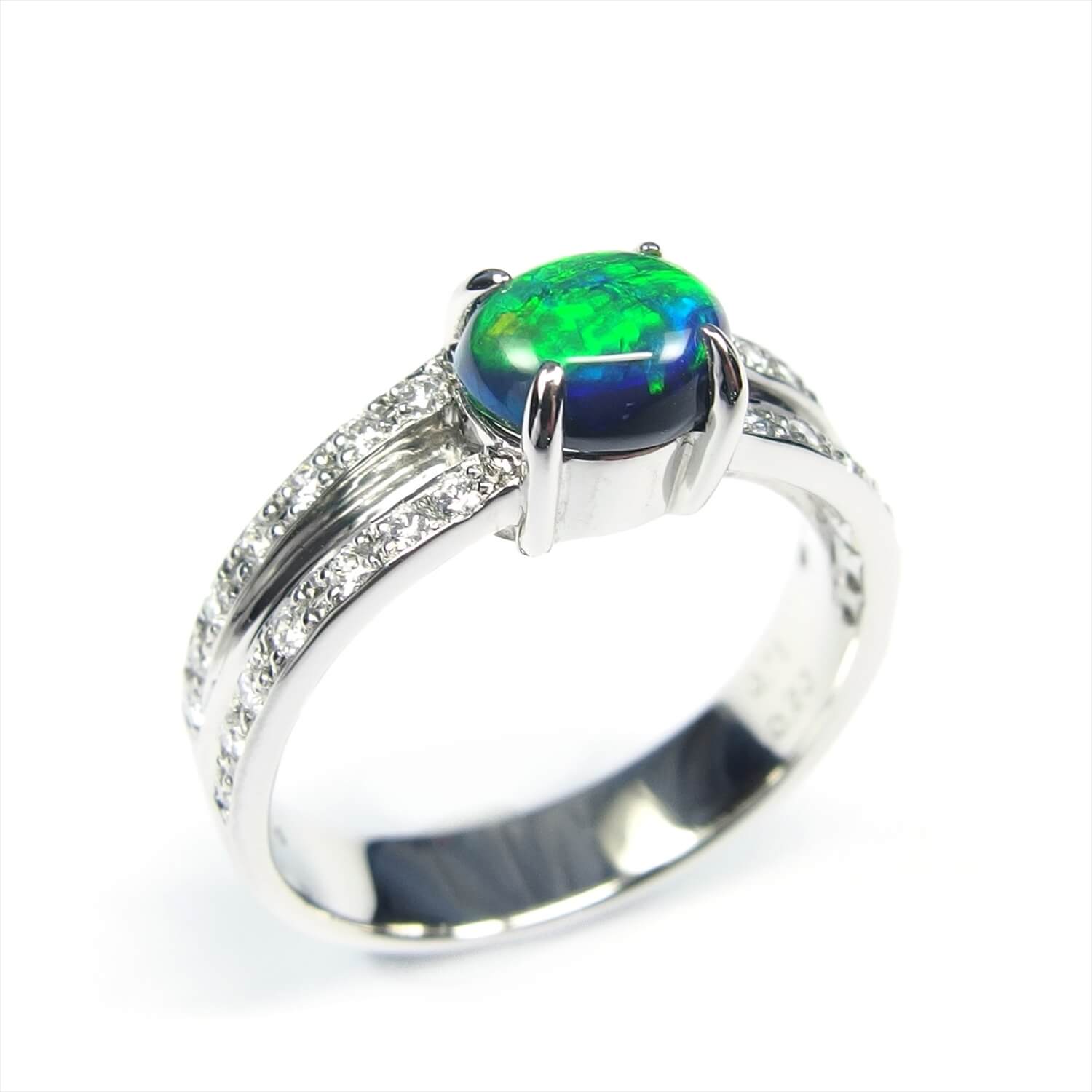 Black Opal Ring