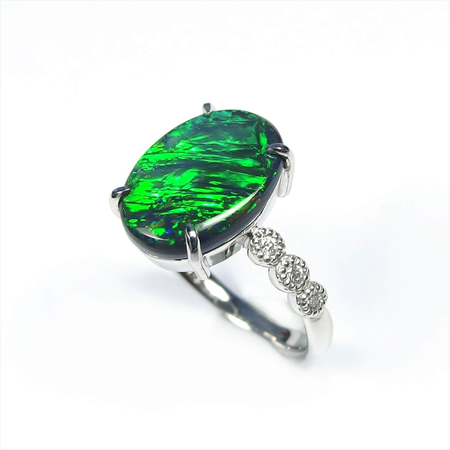 Black Opal Ring