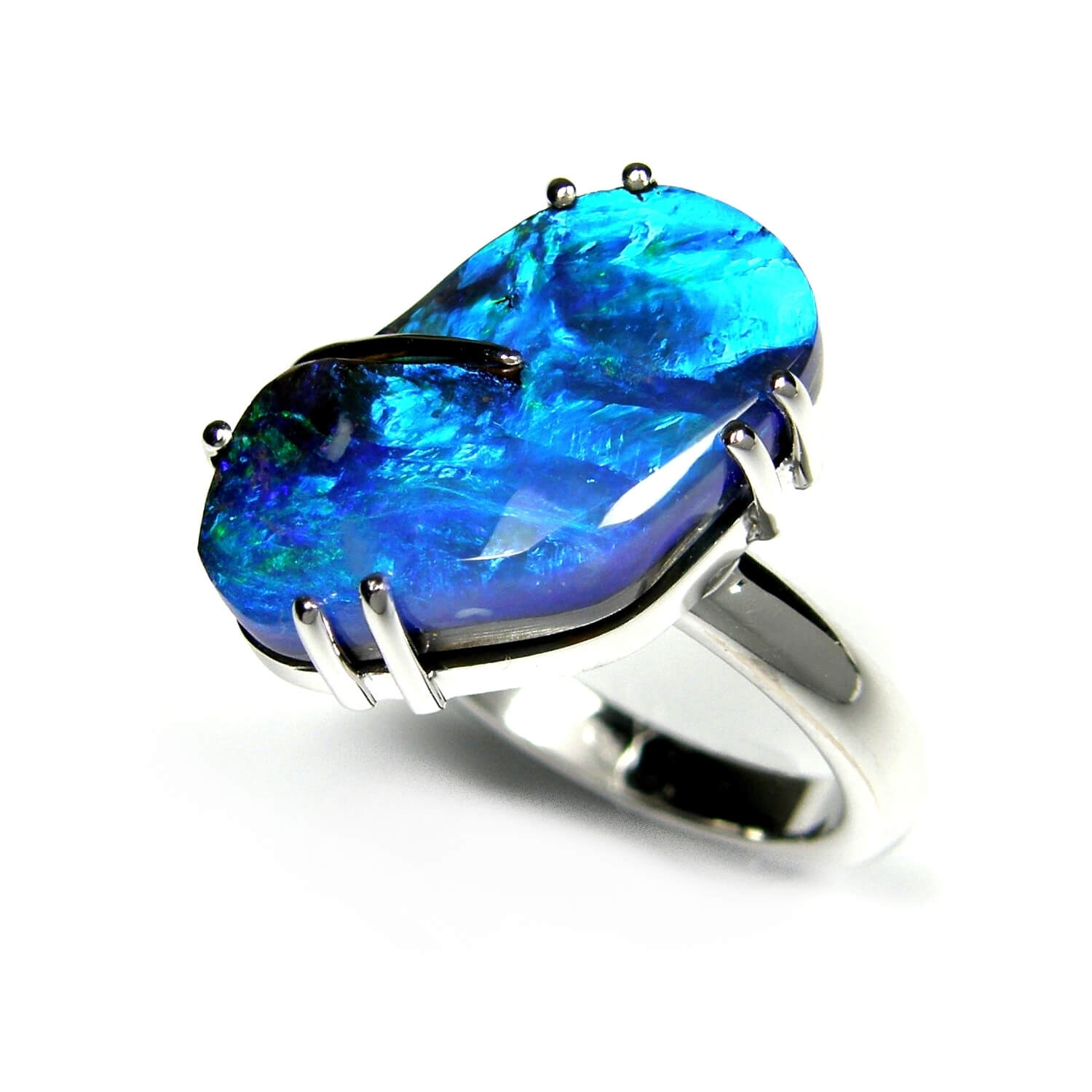 Boulder Opal Ring