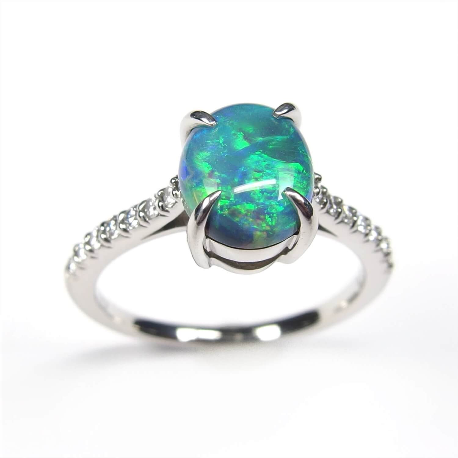 Black Opal Ring