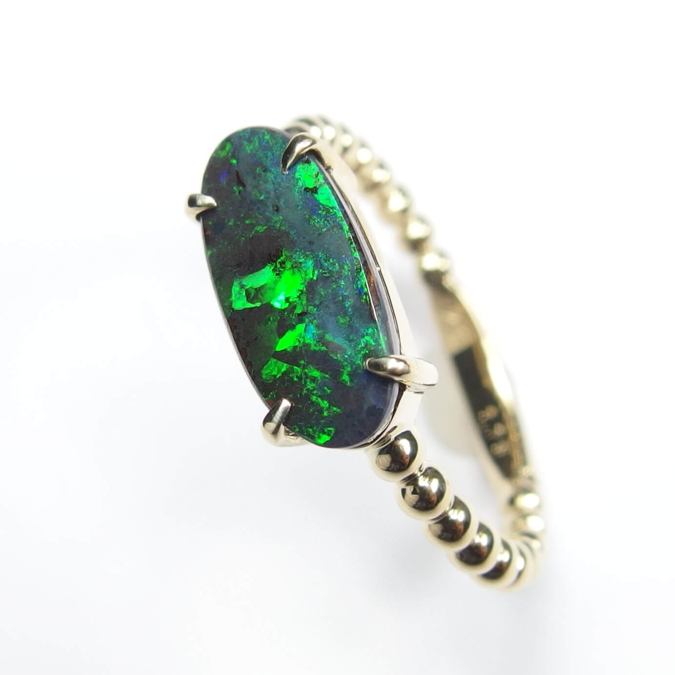 Boulder Opal Ring