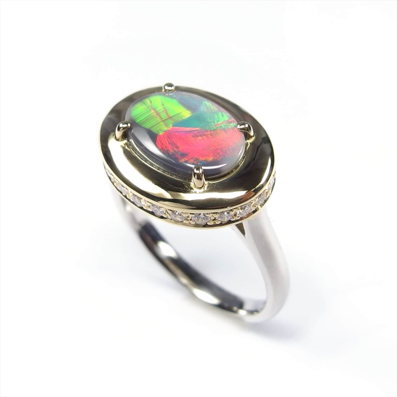 Black Opal Ring