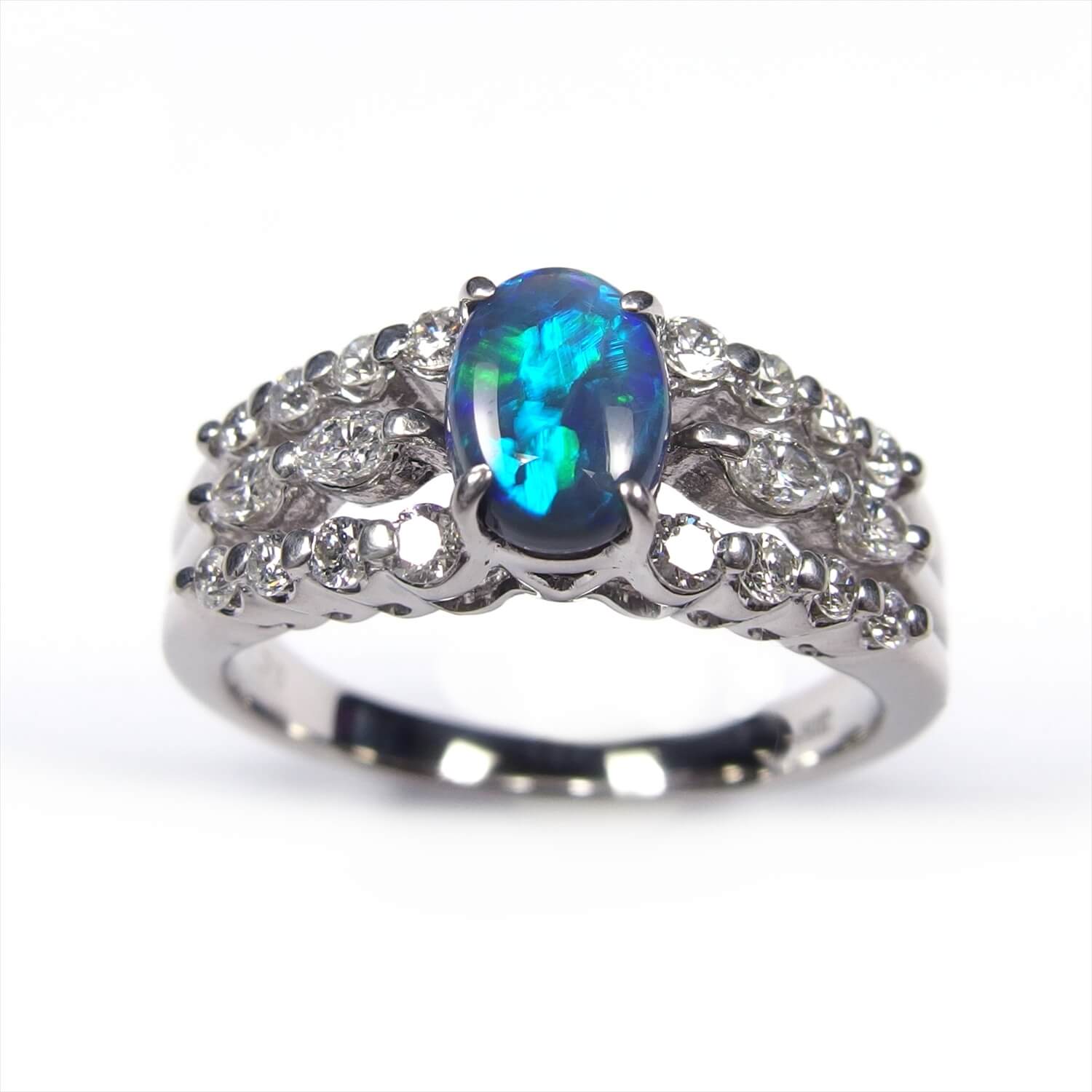 Black Opal Ring