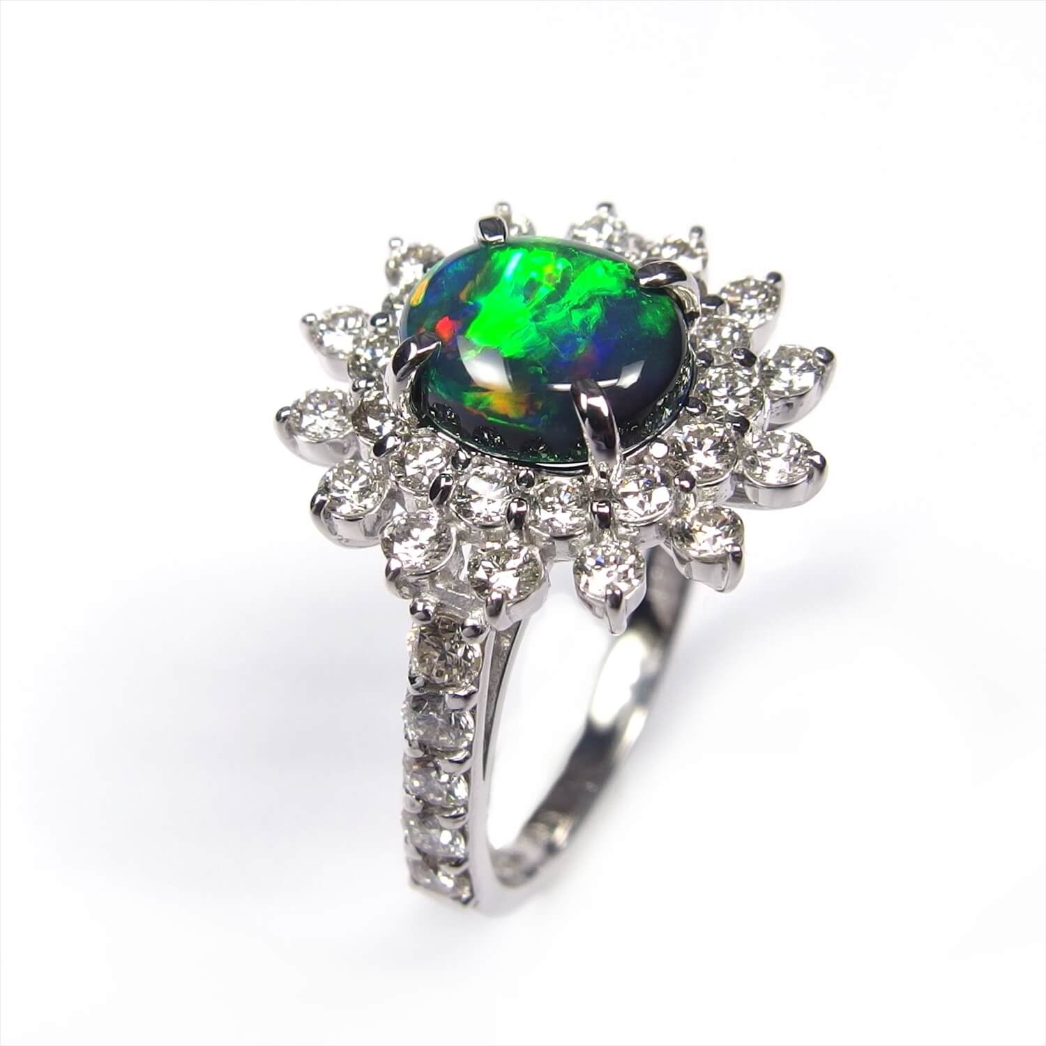 Black Opal Ring