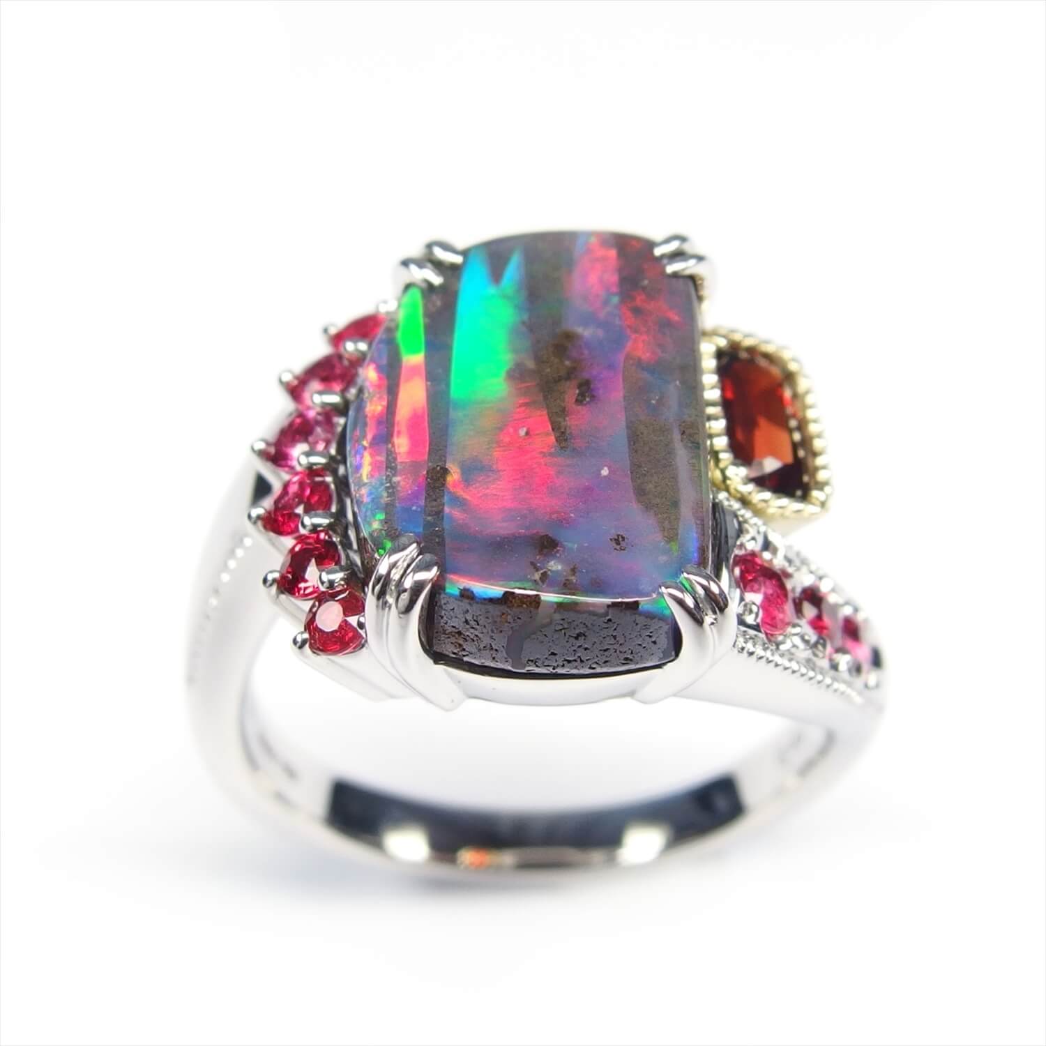 Boulder Opal Ring