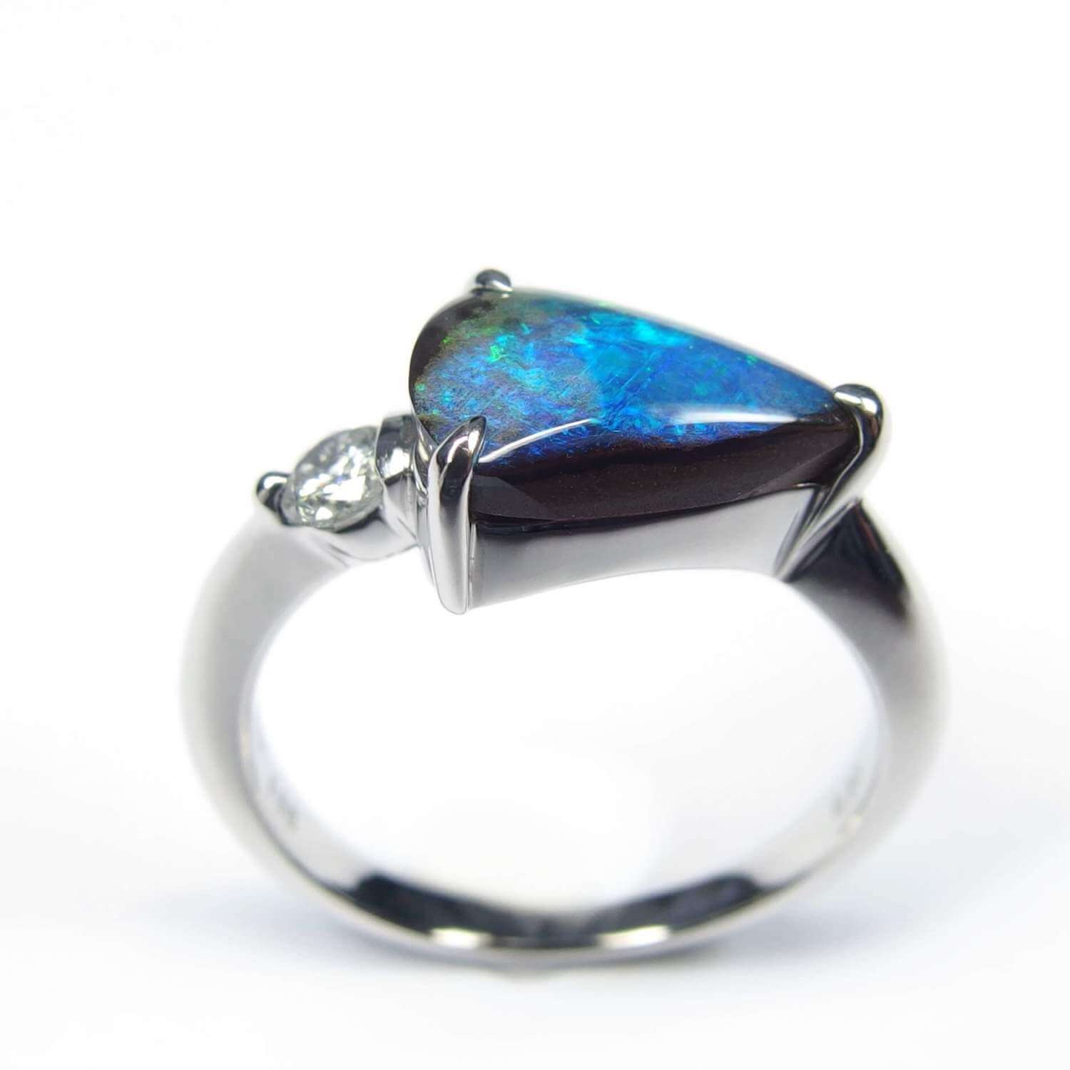 Boulder Opal Ring