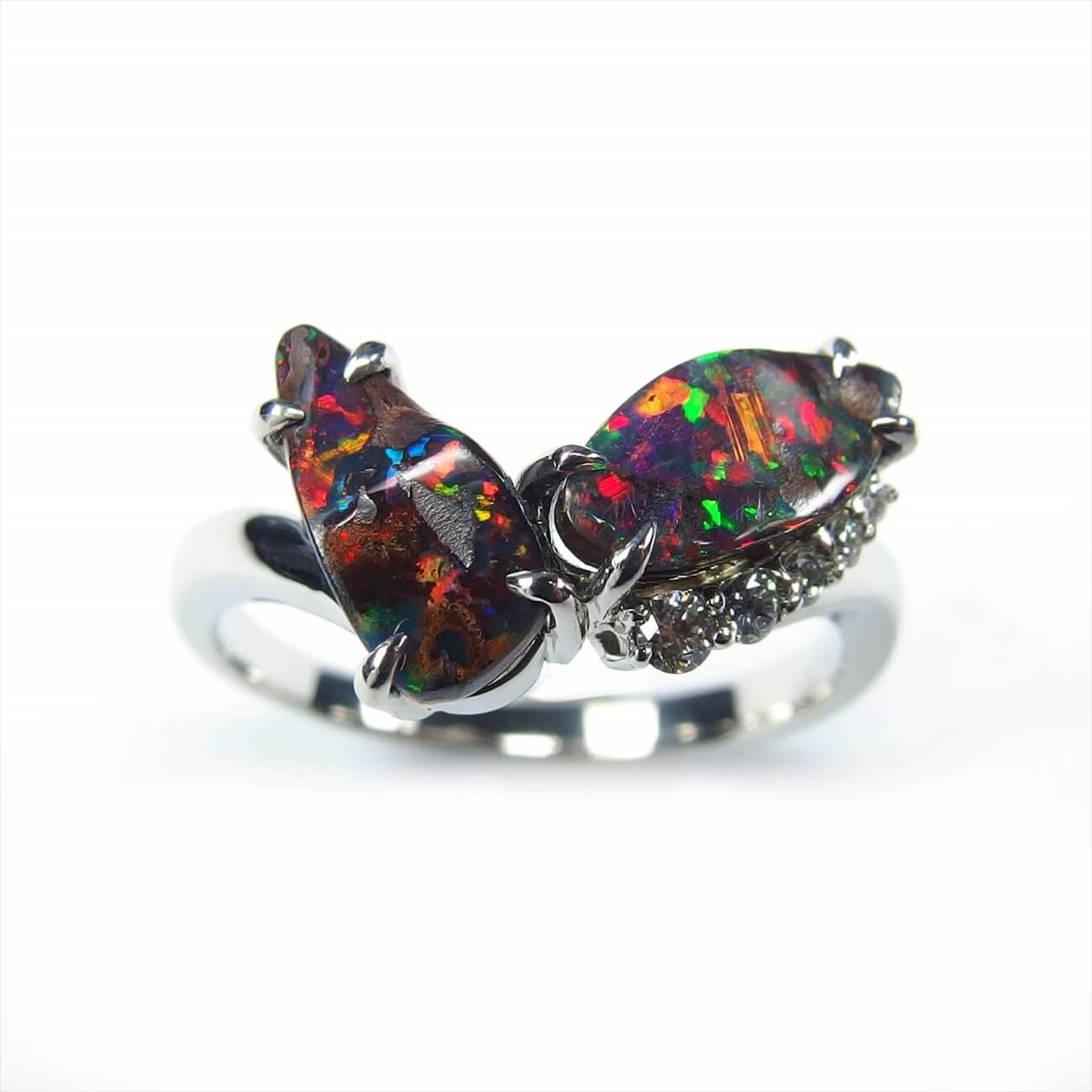 Boulder Opal Ring