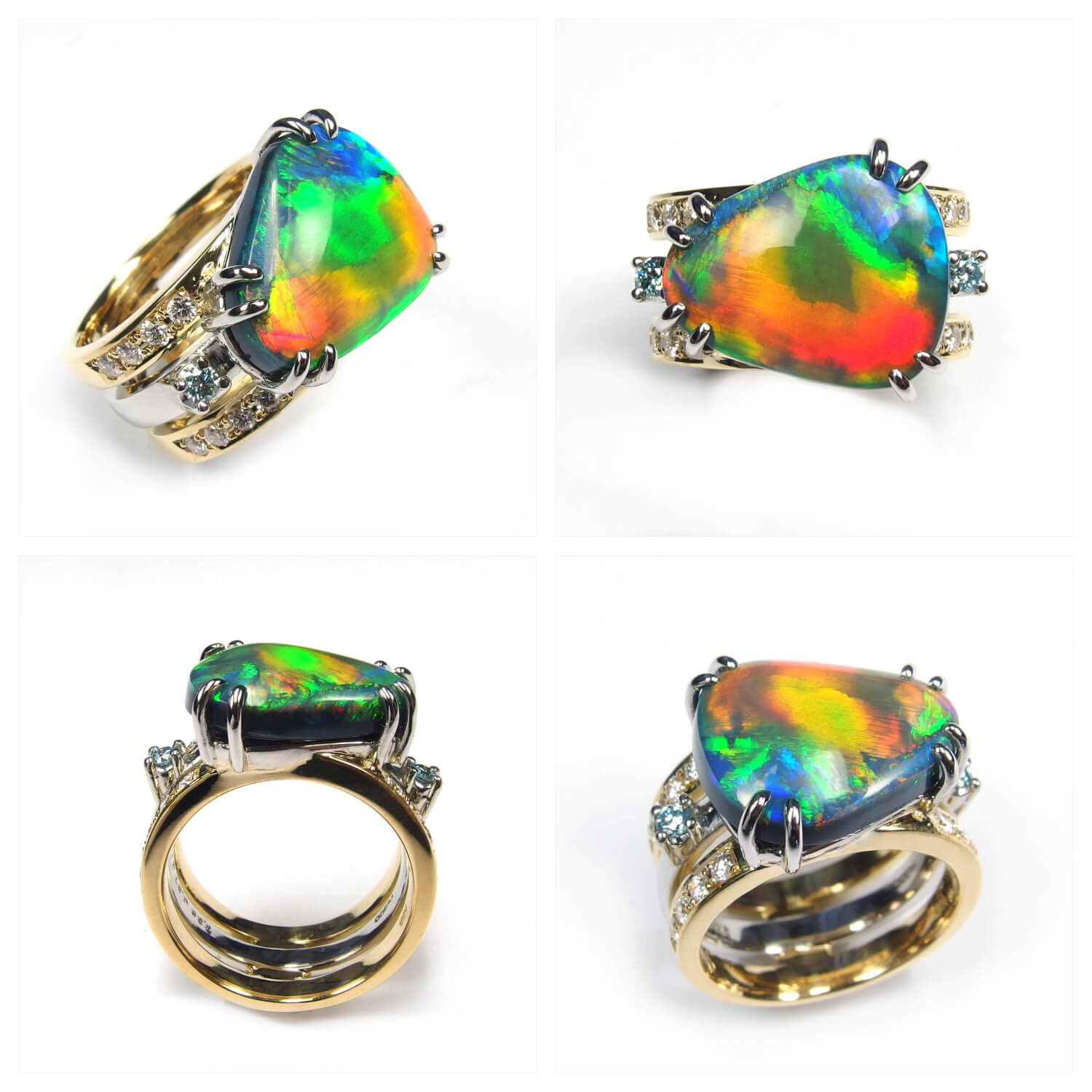 Black Opal Ring