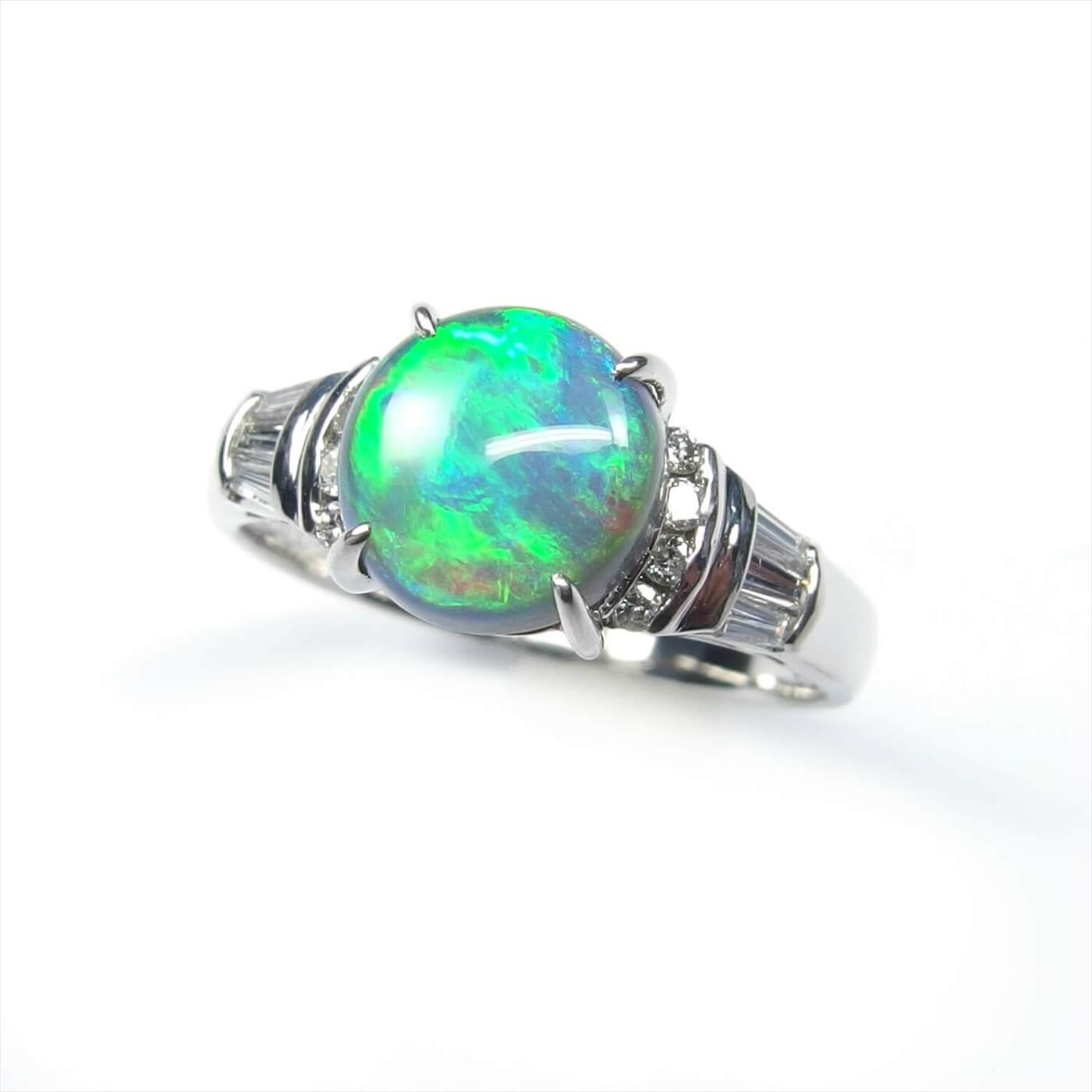 Black Opal Ring