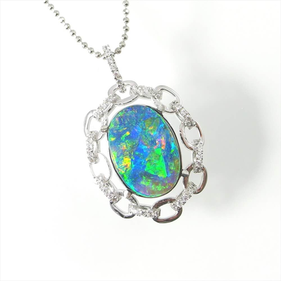 Sample with opals on top